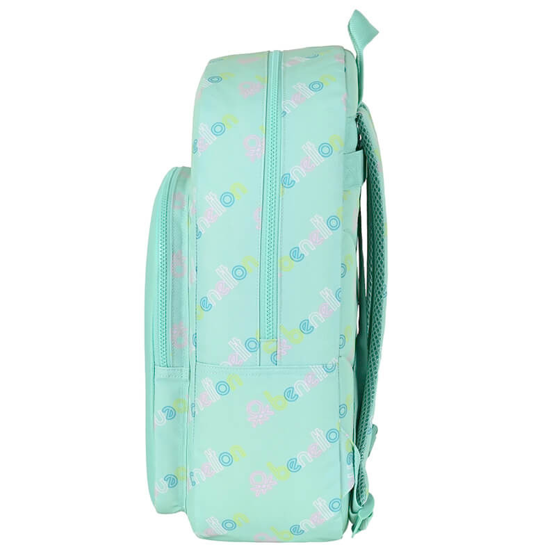 Mochila Escolar Cm Benetton World Adap Trolley Loja Da Crian A