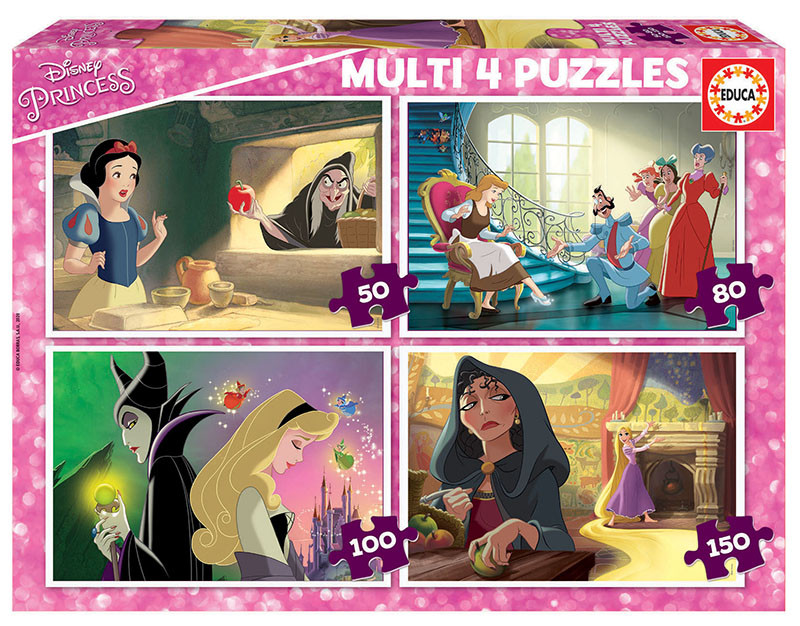 Princesas Disney - Superpack 4 em 1, Jogos criança +5 anos