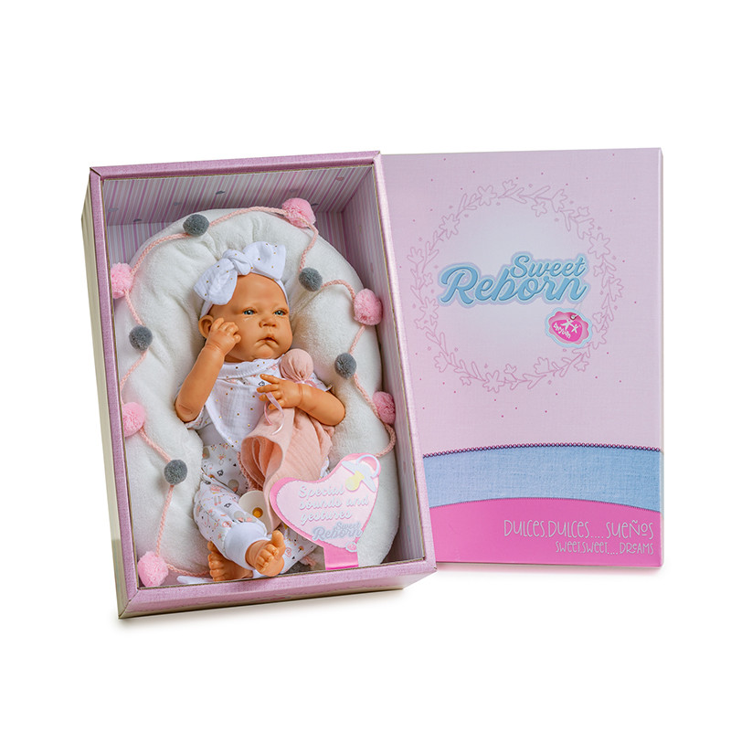 Compra online de 55cm dormindo bebês reborn realista bebê reborn