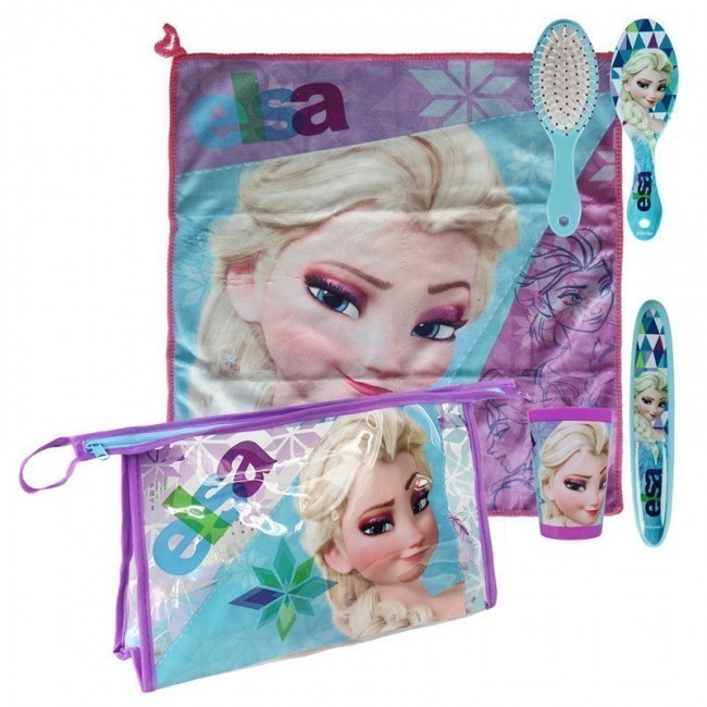 Conjunto Bolsa Necessaire Viagem Frozen Disney Loja Da Criança 