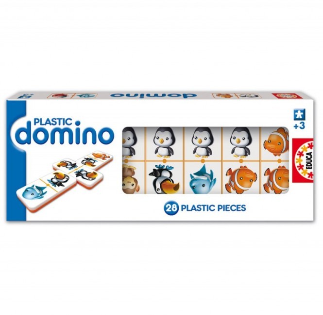 20 Jogos de Domino com 28 Peças de Plástico em Cada