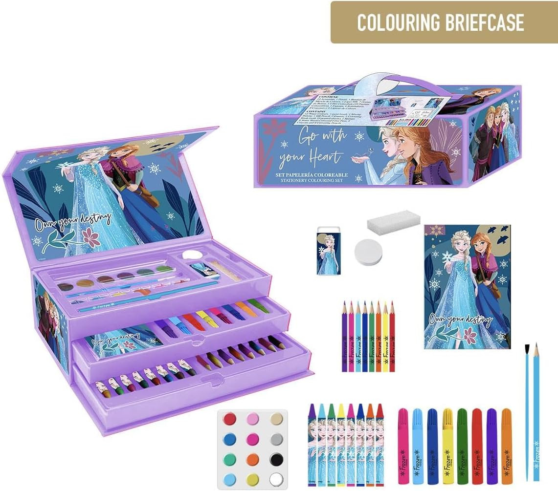 Kit 2 Revistas COLORIR PERSONAGENS DISNEY PINTE LEGAL e BRINQUE DISNEY com  2 caixinmhas de Lápis de Cor 6 Cores ou seja 12 lápis de cor Passatempo,  Jogos, Atividades, Pintar e Colorir