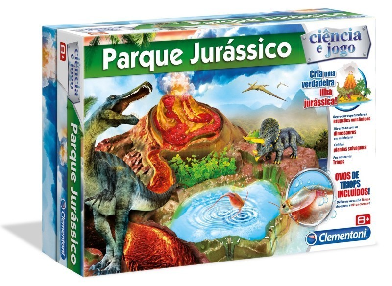 Clementoni Pântano Dos Dinossauros Jogo De Tabuleiro Jurassic World  Dourado