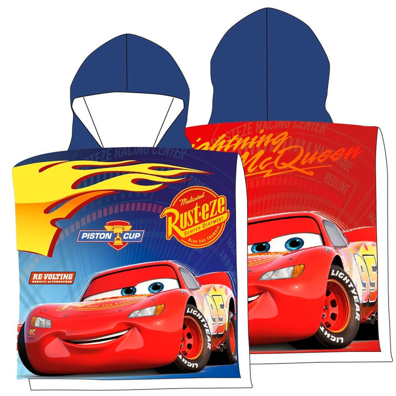 Poncho Praia Microfibra Cars Piston Cup Loja Da Crian A