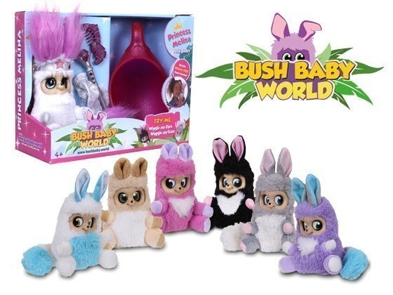 bush baby world shimmie bush babies princess melina soft toy