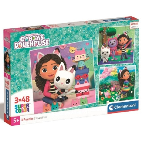 Puzzle Gabby's Dollhouse 2x60 Peças