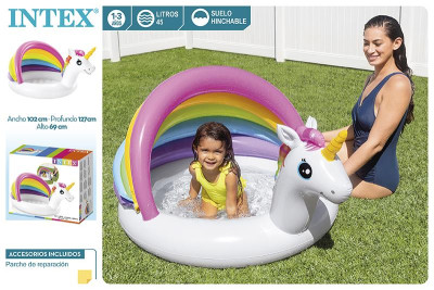 Piscina Insuflável Unicórnio Intex