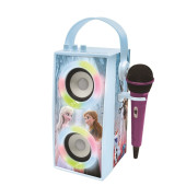 Coluna + Microfone Karaoke Frozen 2 Disney