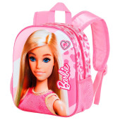 Mochila Pré Escolar 31cm Barbie Fashion 3D