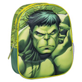 Mochila Pré Escolar 3D Hulk Avengers Marvel 31cm