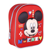 Mochila Pré Escolar 3D Mickey Disney 31cm
