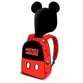 Mochila Pré Escolar com Capuz Mickey Disney 31cm
