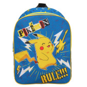 Mochila Pré Escolar Pokémon Pikachu Rule 30cm